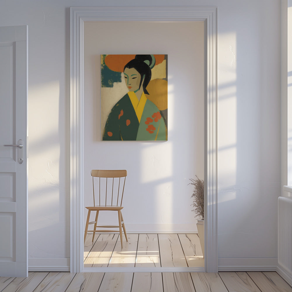 Elegantes Portrait | Leinwand