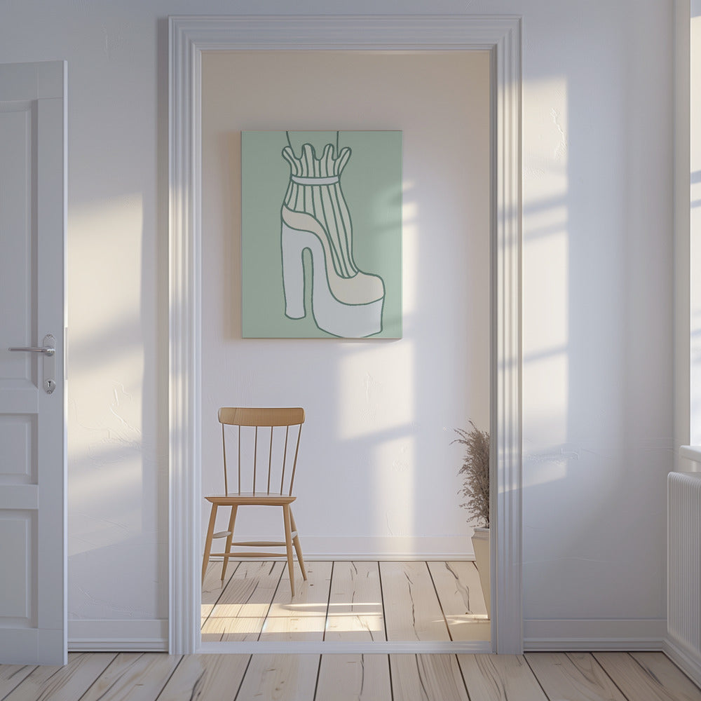 Shoe Green | Canvas
