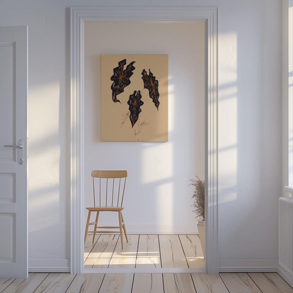 Alocasia Polly Beige | Canvas