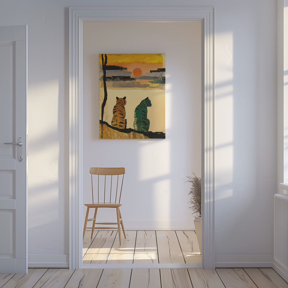 Sunset Companions | Canvas