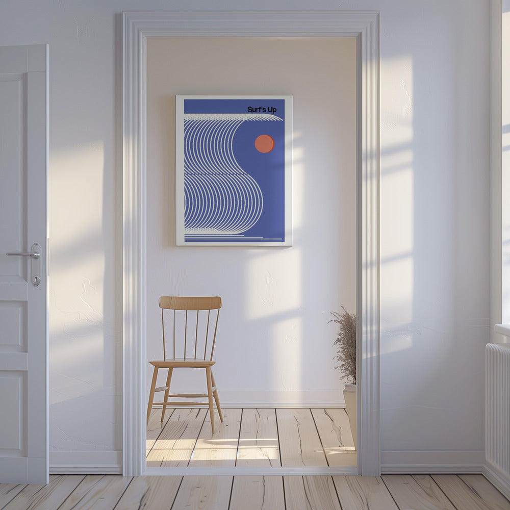 Surf's Up Blue | Canvas