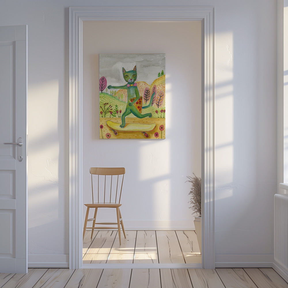 Pizza Cat | Canvas