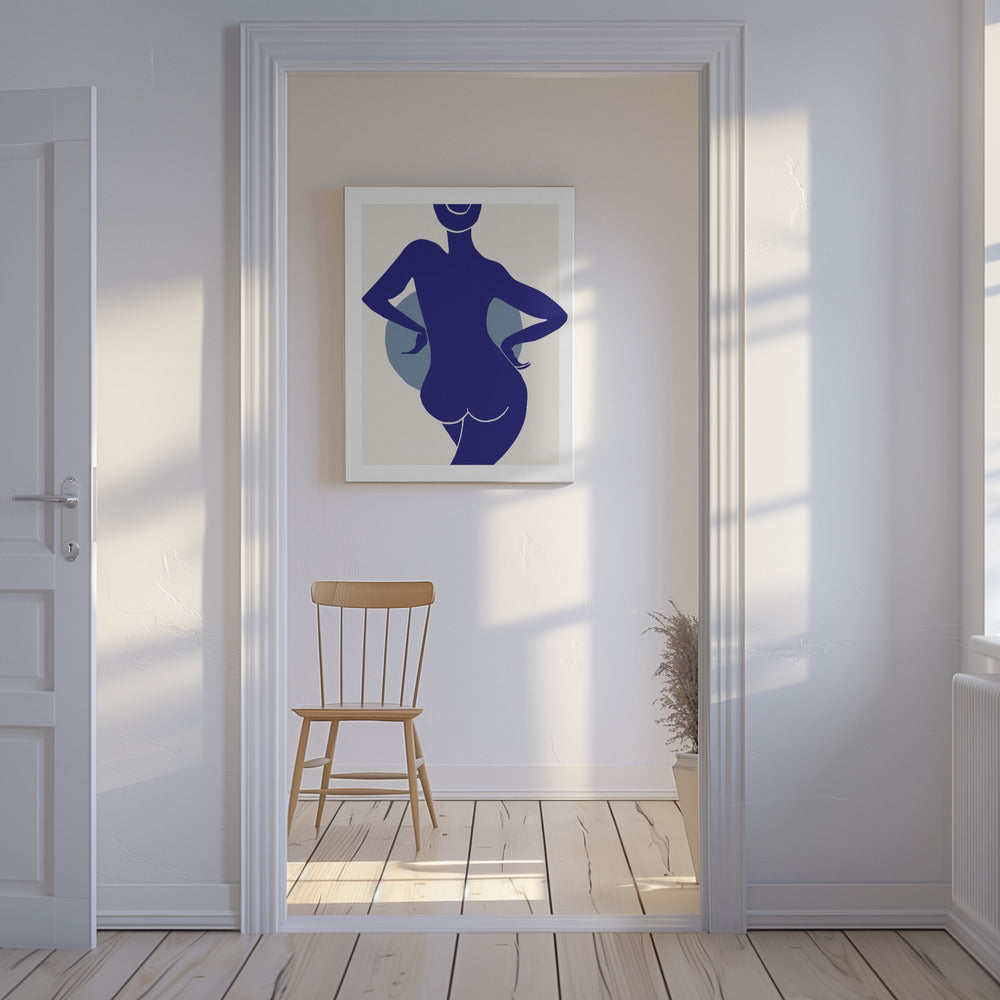 Femme Bleu | Leinwand