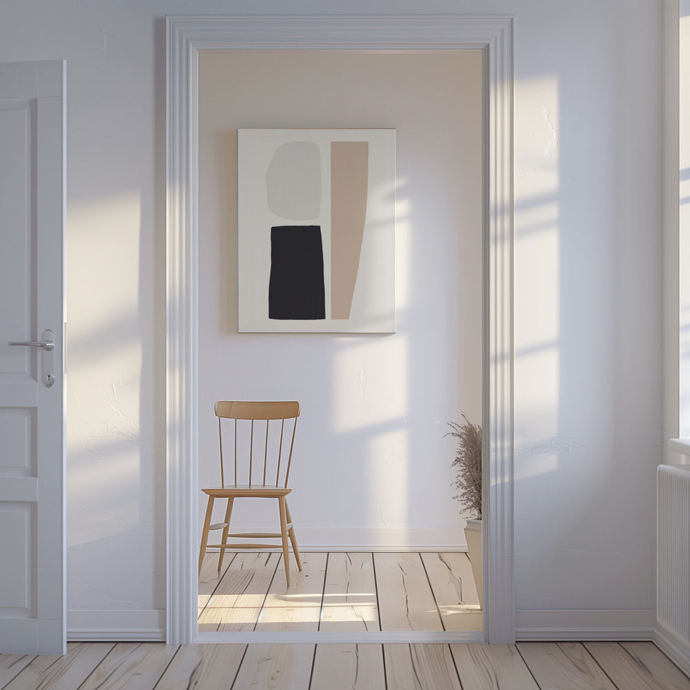 Drei geometrische Formen | Leinwand