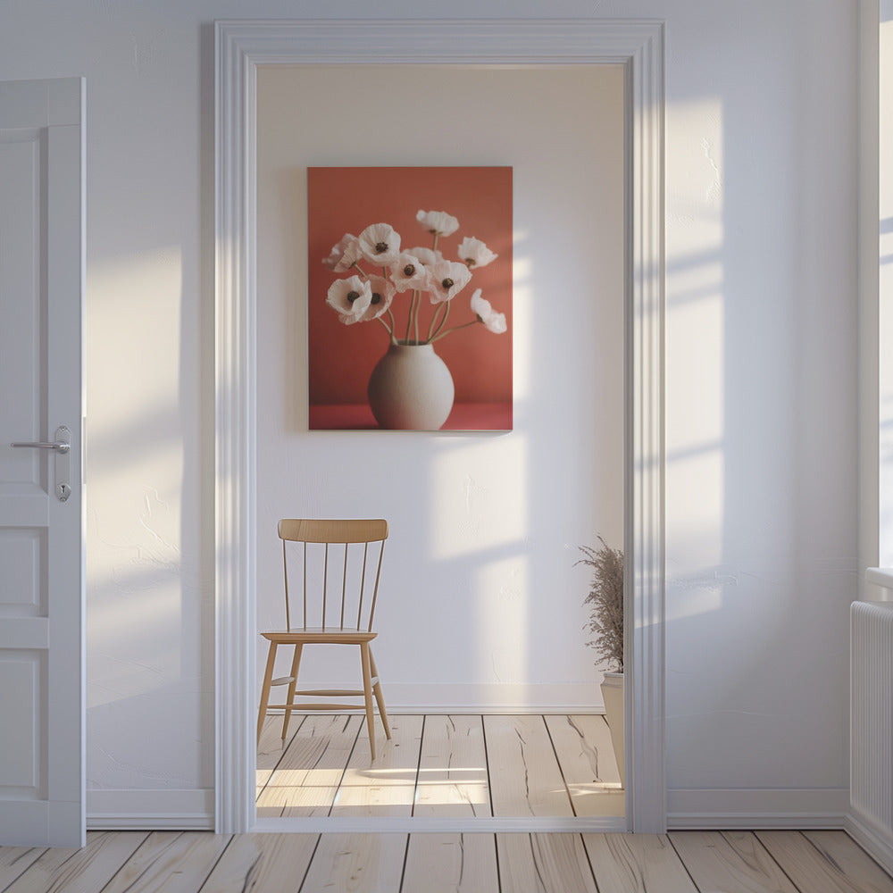 Poppies in Porcelain | Canvas