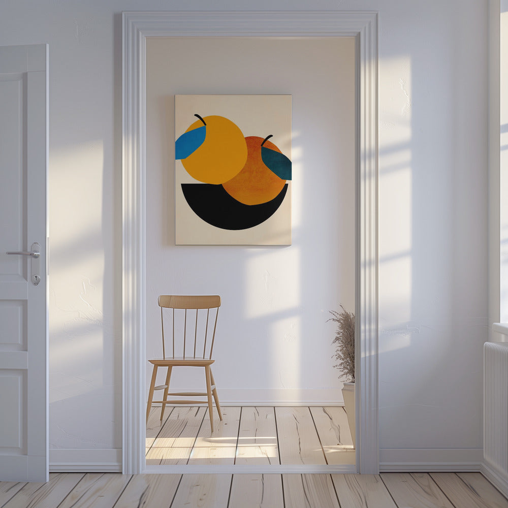 Zwei Orangen | Leinwand