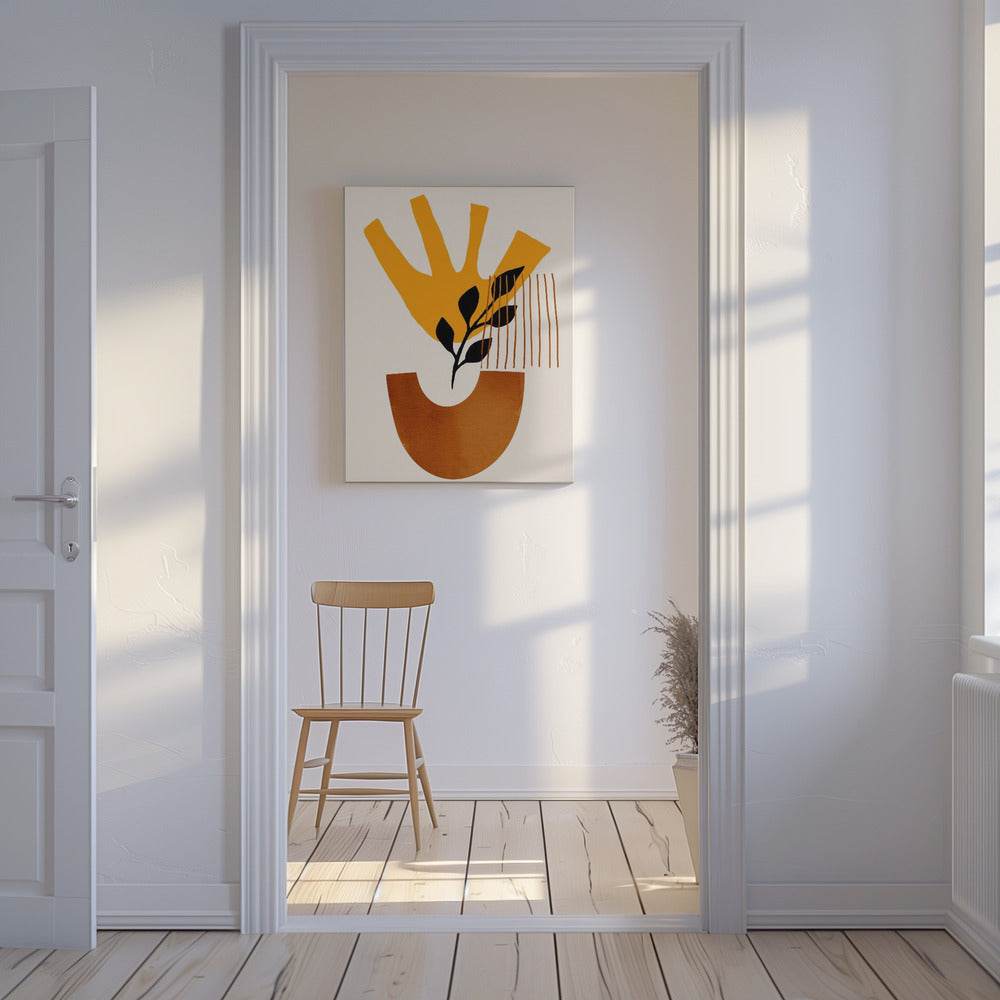 Sonnenscheinblume Nr. 5 | Leinwand