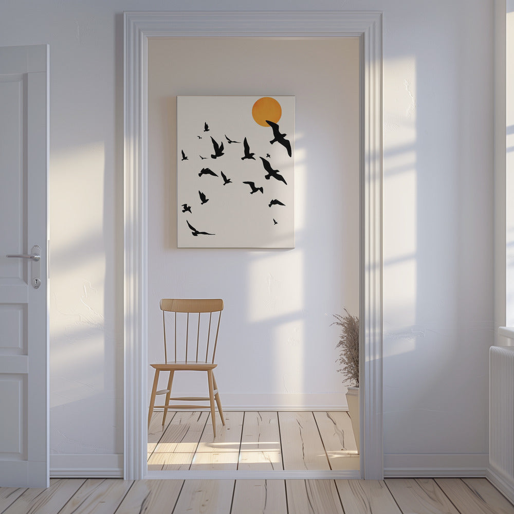 Tanzen im Himmel | Leinwand