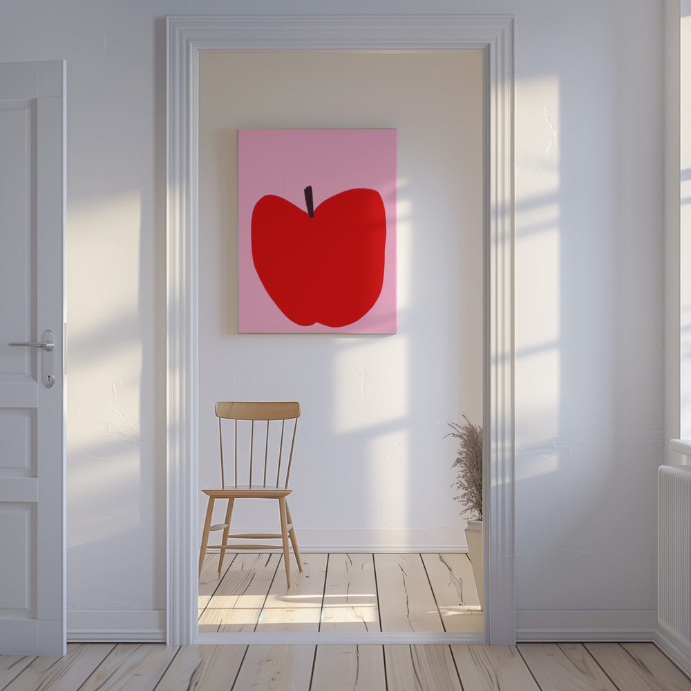 Purpurrote Schlichtheit | Leinwand
