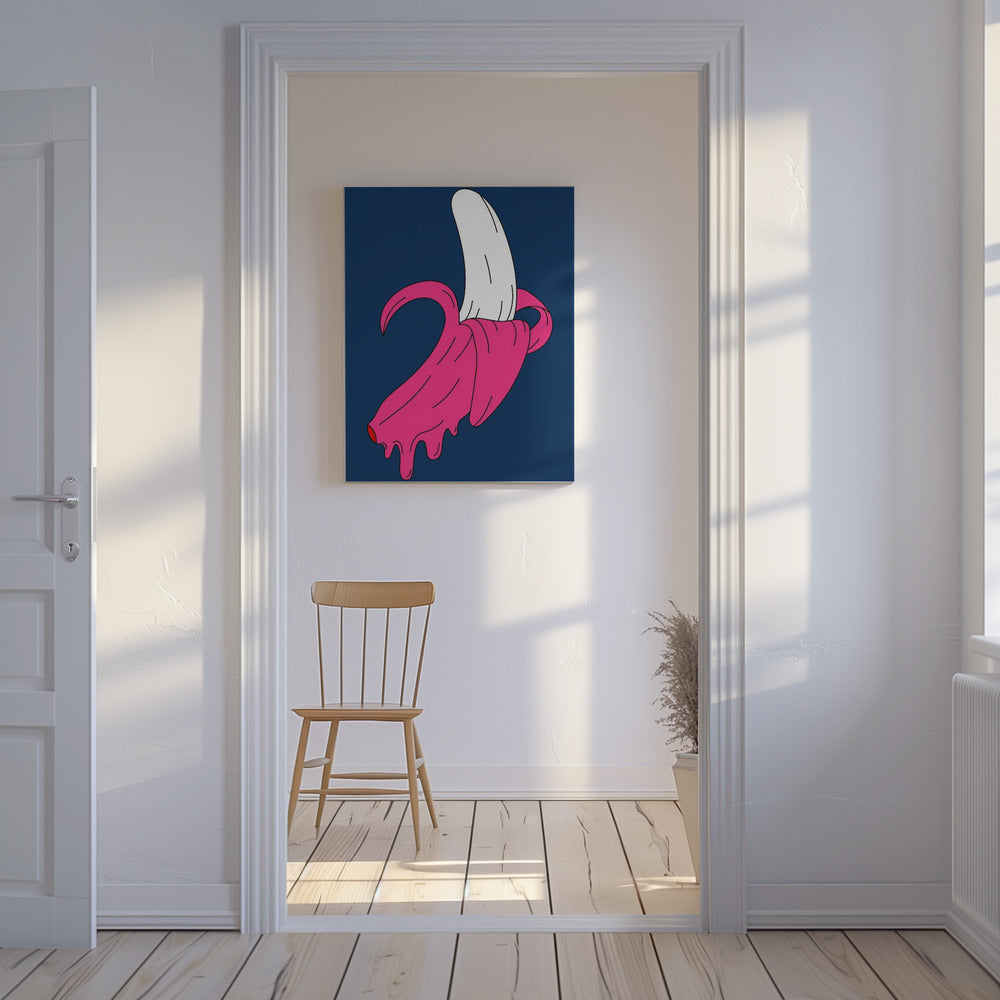 Schmelzende Banane | Leinwand