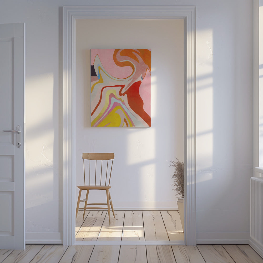 Organic Bauhaus Waved2 | Canvas