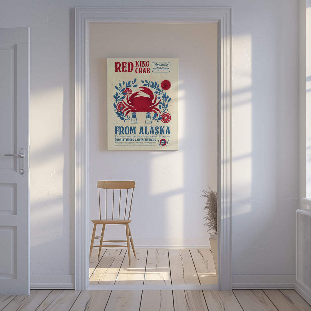 Crab kitchen print | Canvas