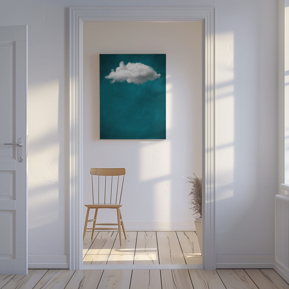 Teal Cloud Nr. 1 | Leinwand