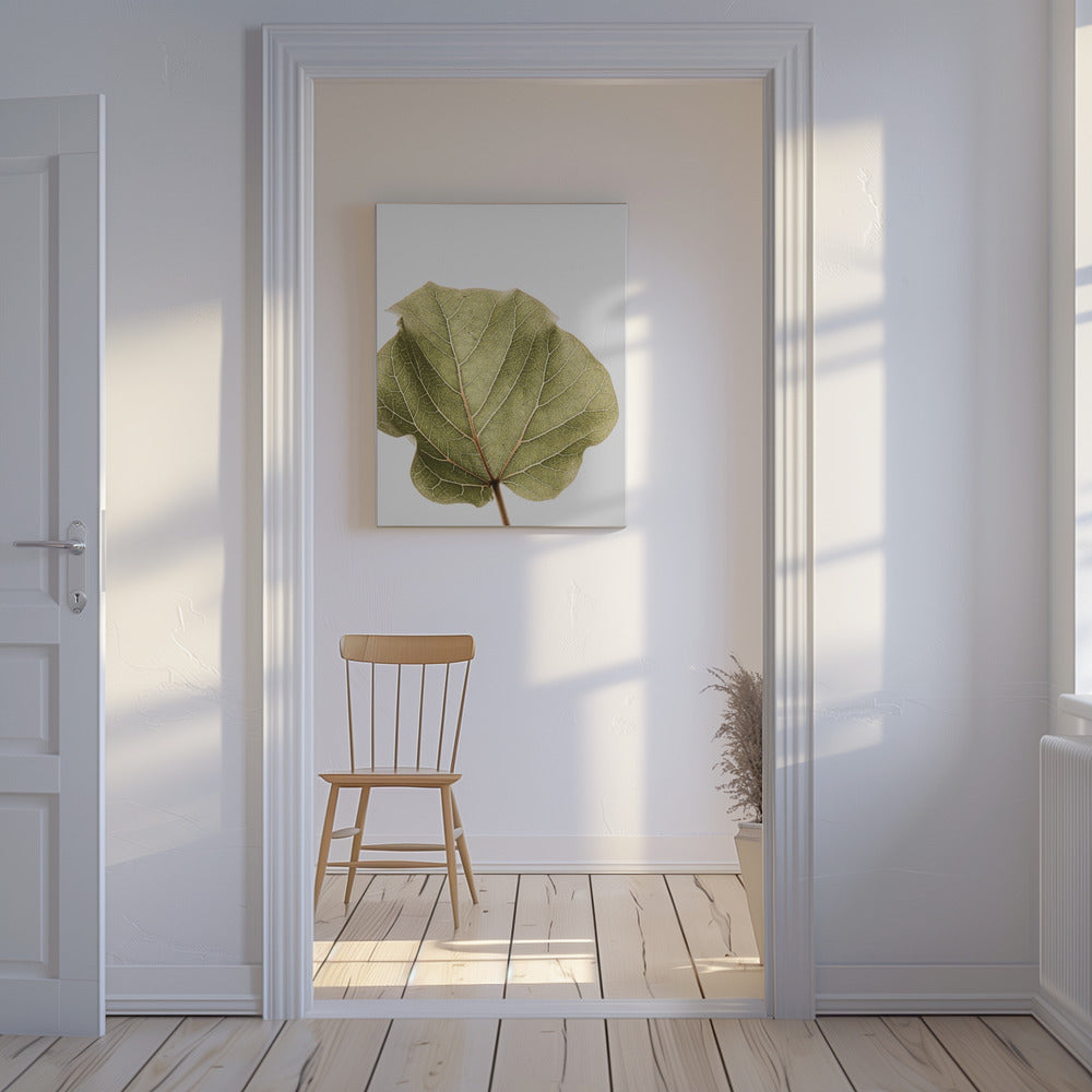 Leaf Vein Symphony | Canvas
