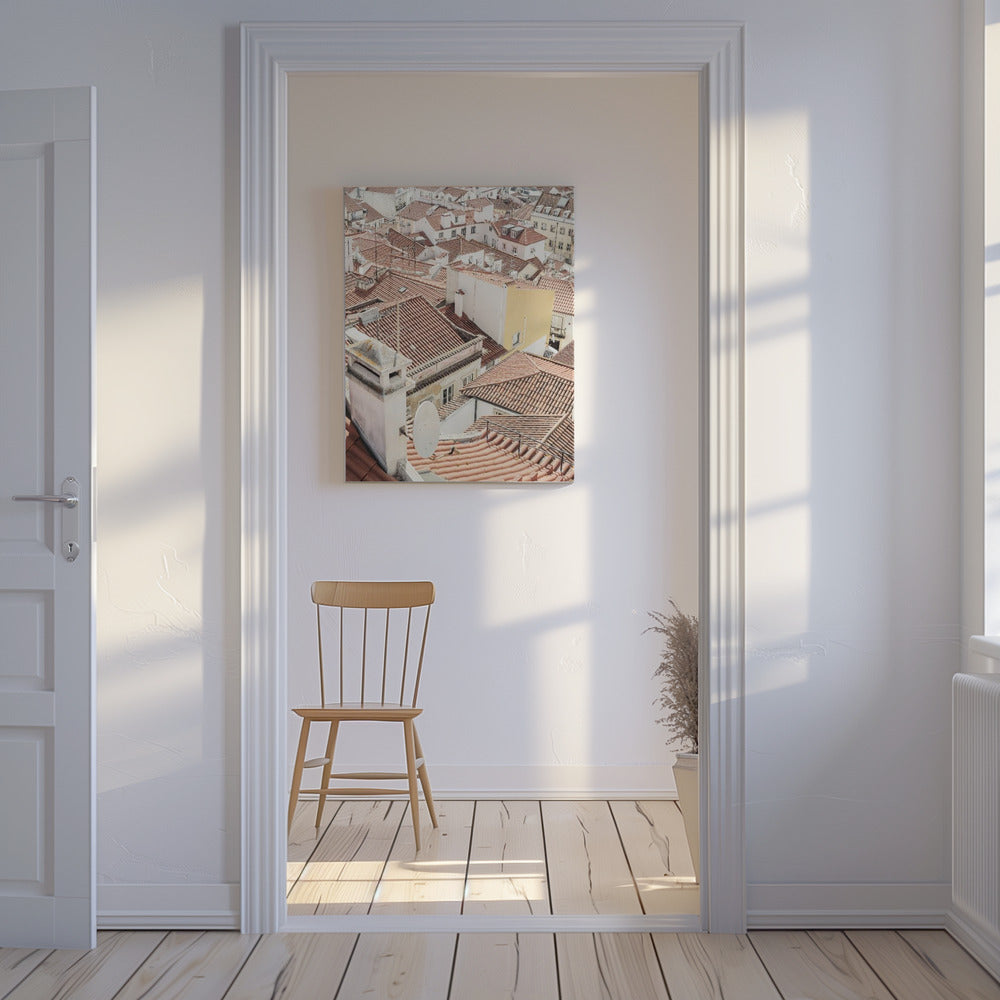 Terrakotta-Dächer | Leinwand