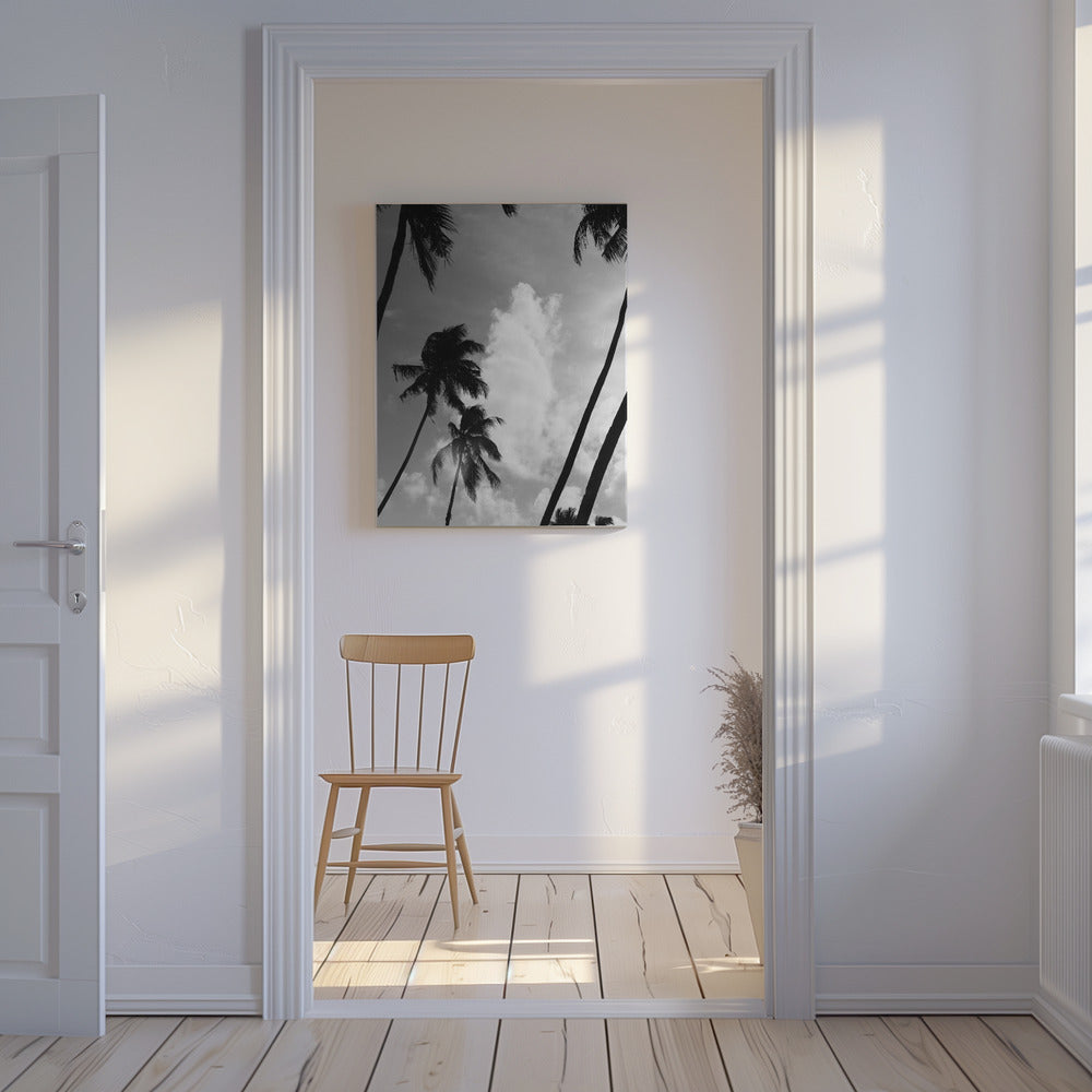 Palmensilhouette | Leinwand