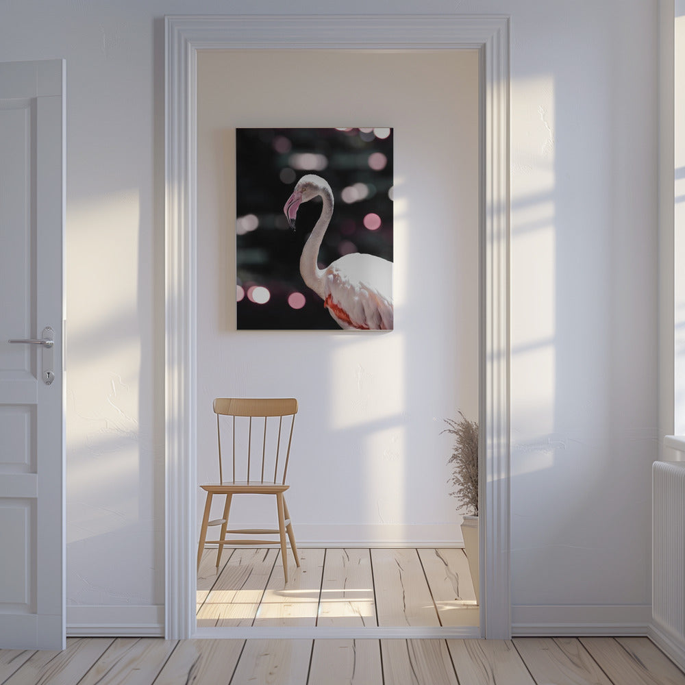 Flamingo Eleganz | Leinwand