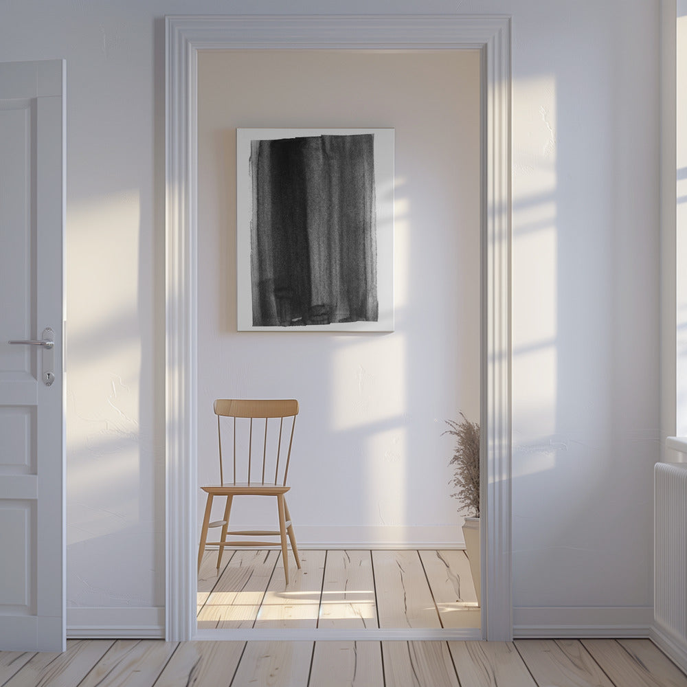 Monochromer Schleier | Leinwand