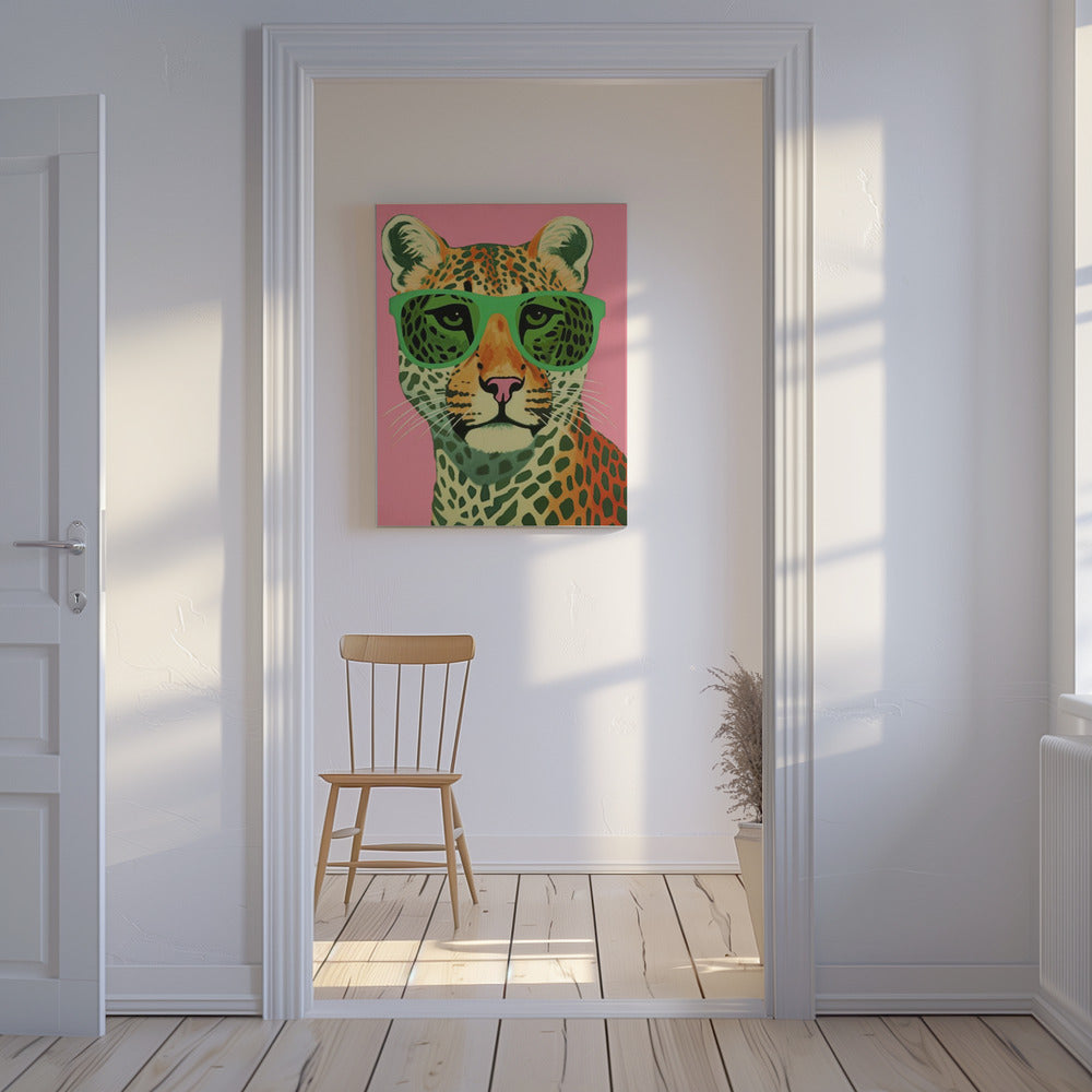 Cooles Katzenportrait | Leinwand