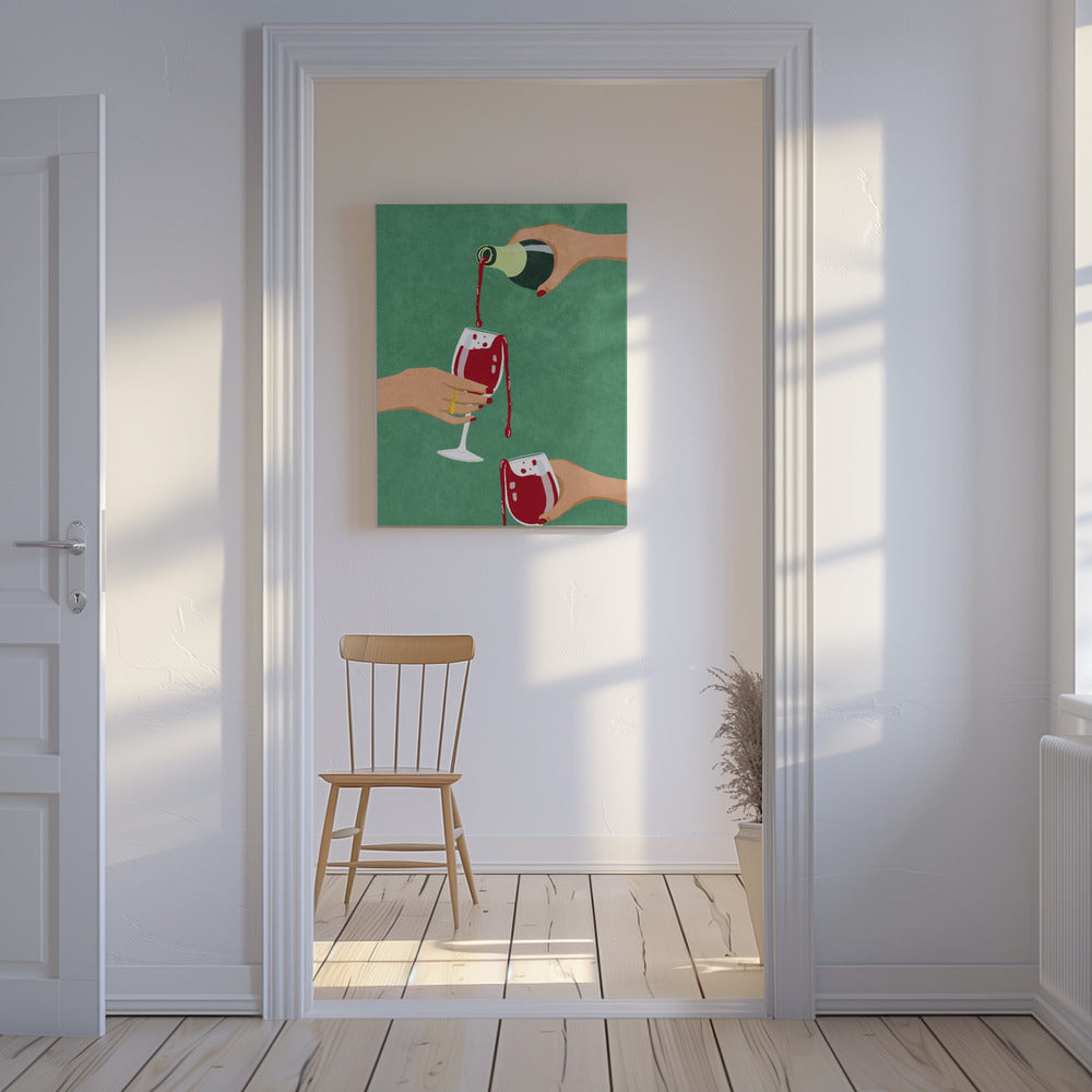 Prost Mädchen | Leinwand