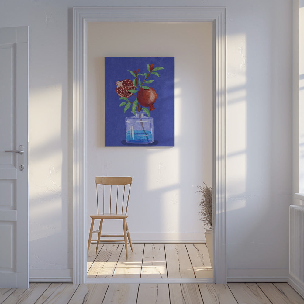 pomegranate in Vase | Canvas