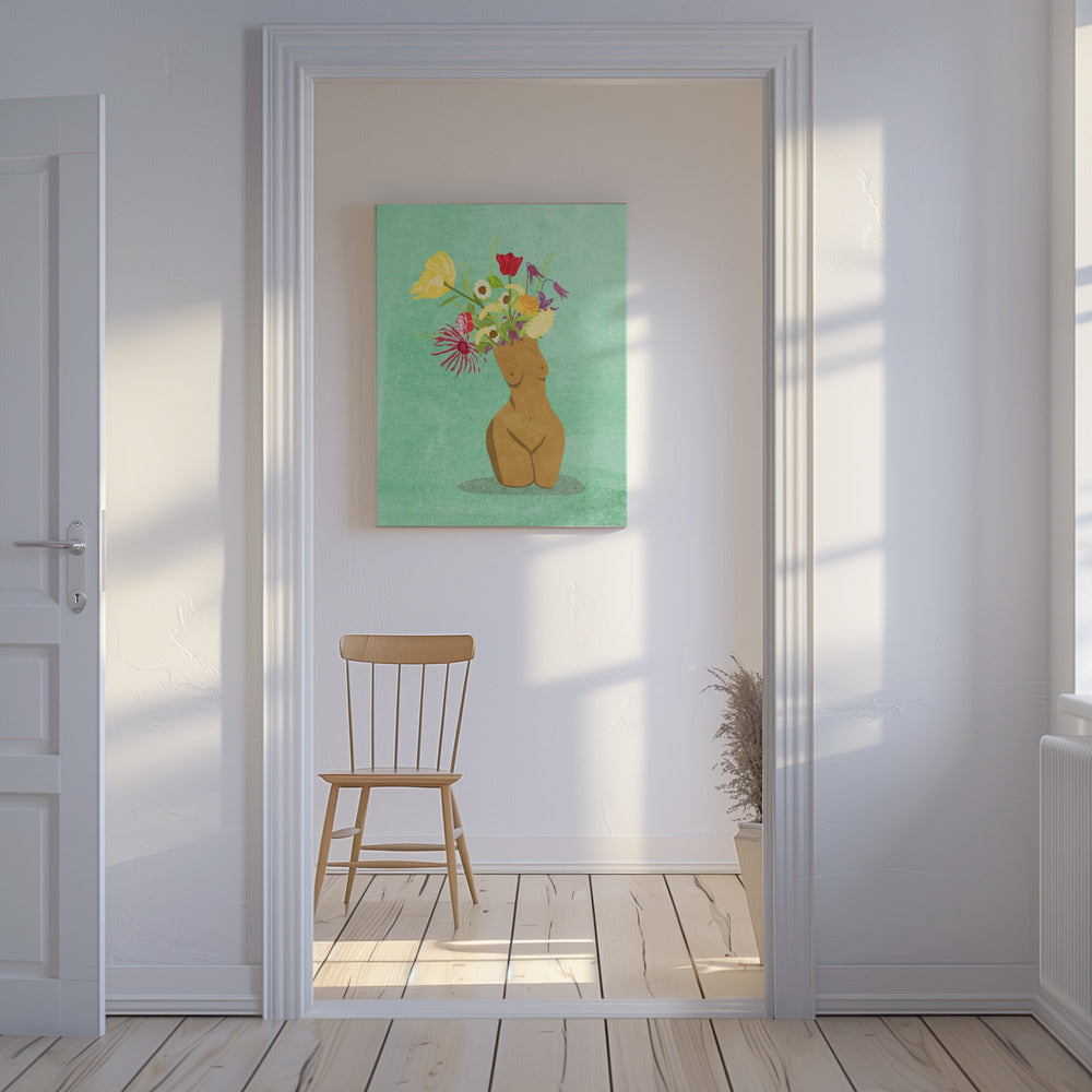 Ich bin eine Wildblume | Leinwand