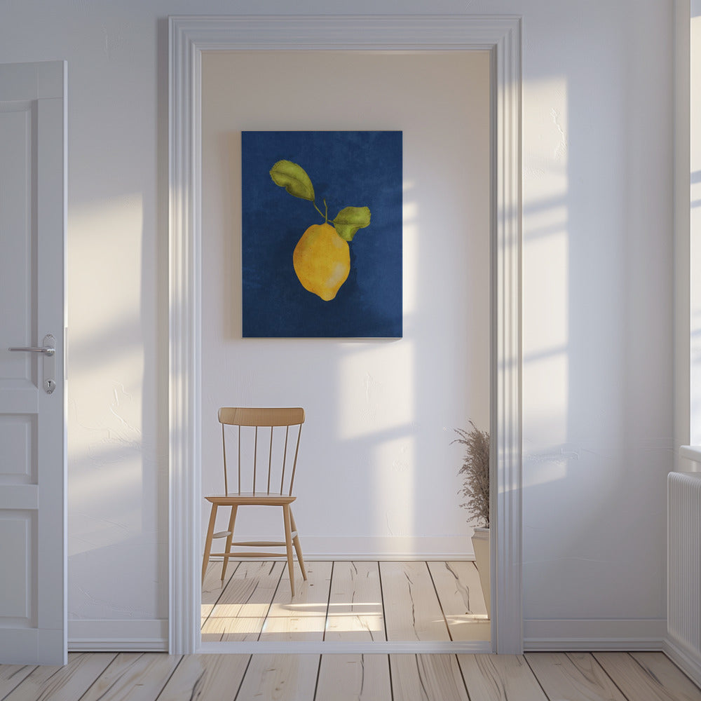 Nur eine kleine Zitrone | Leinwand