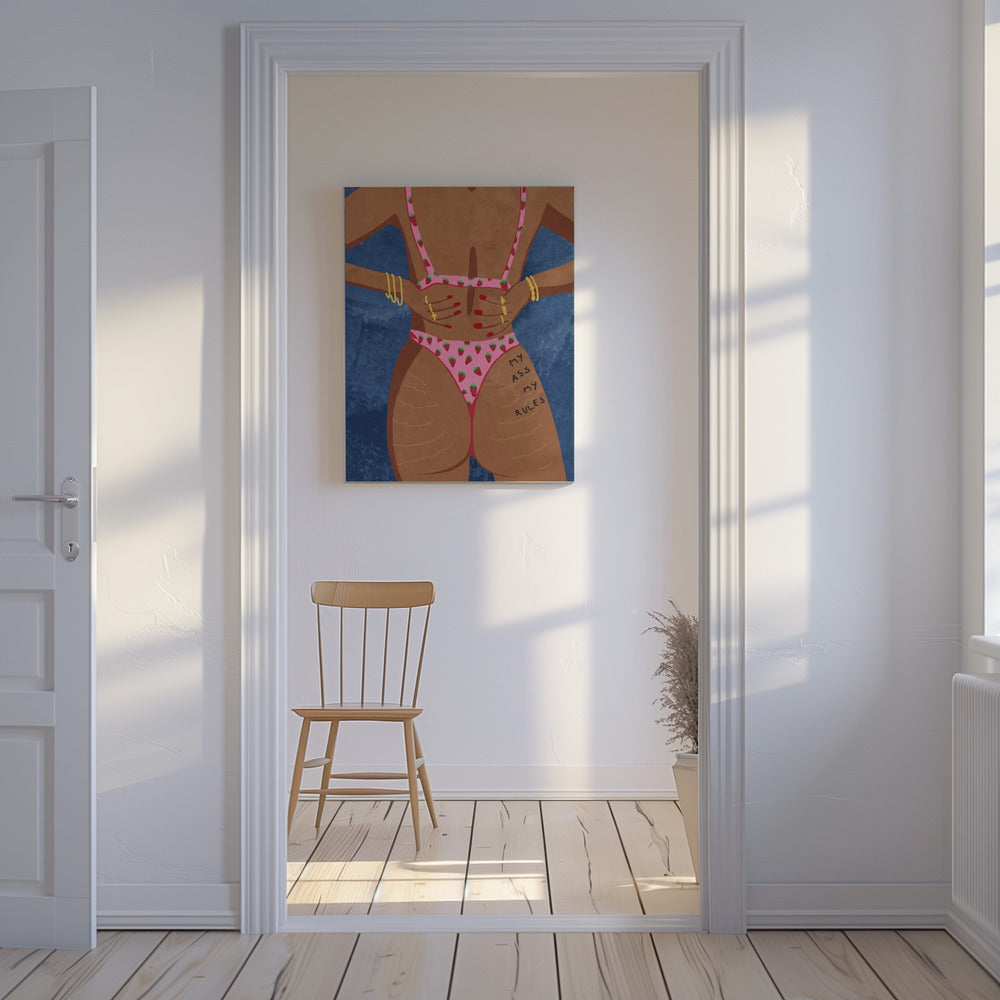 Mein Arsch, meine Regeln | Leinwand