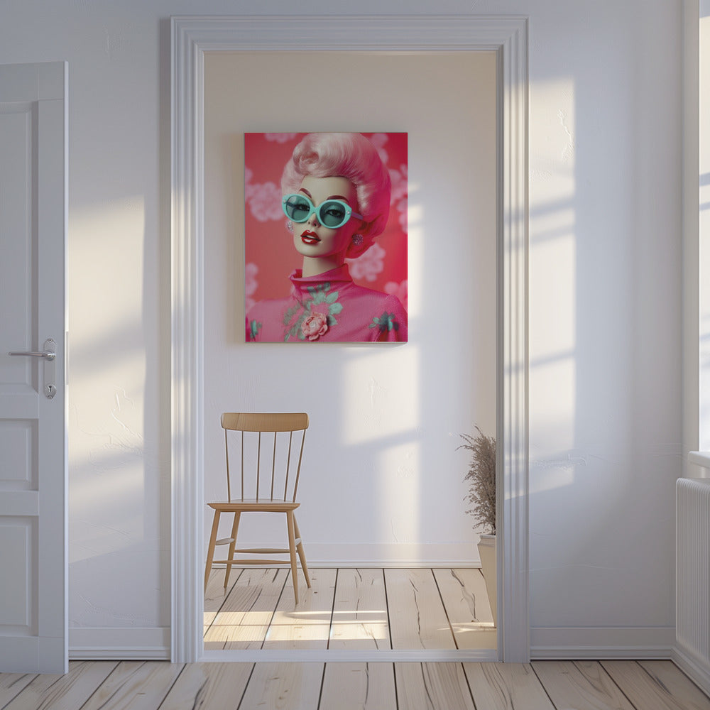 Retro-Glamour-Ikone | Leinwand
