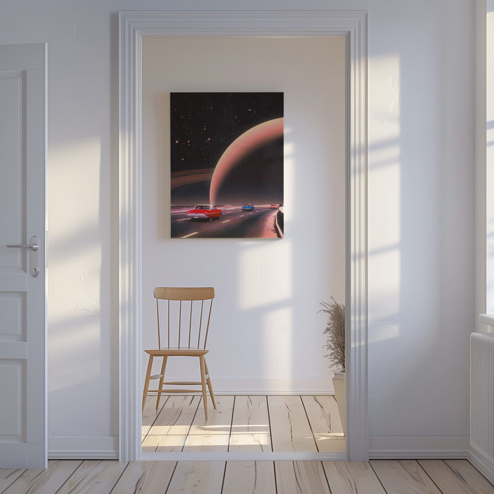 Saturn Verkehr | Leinwand