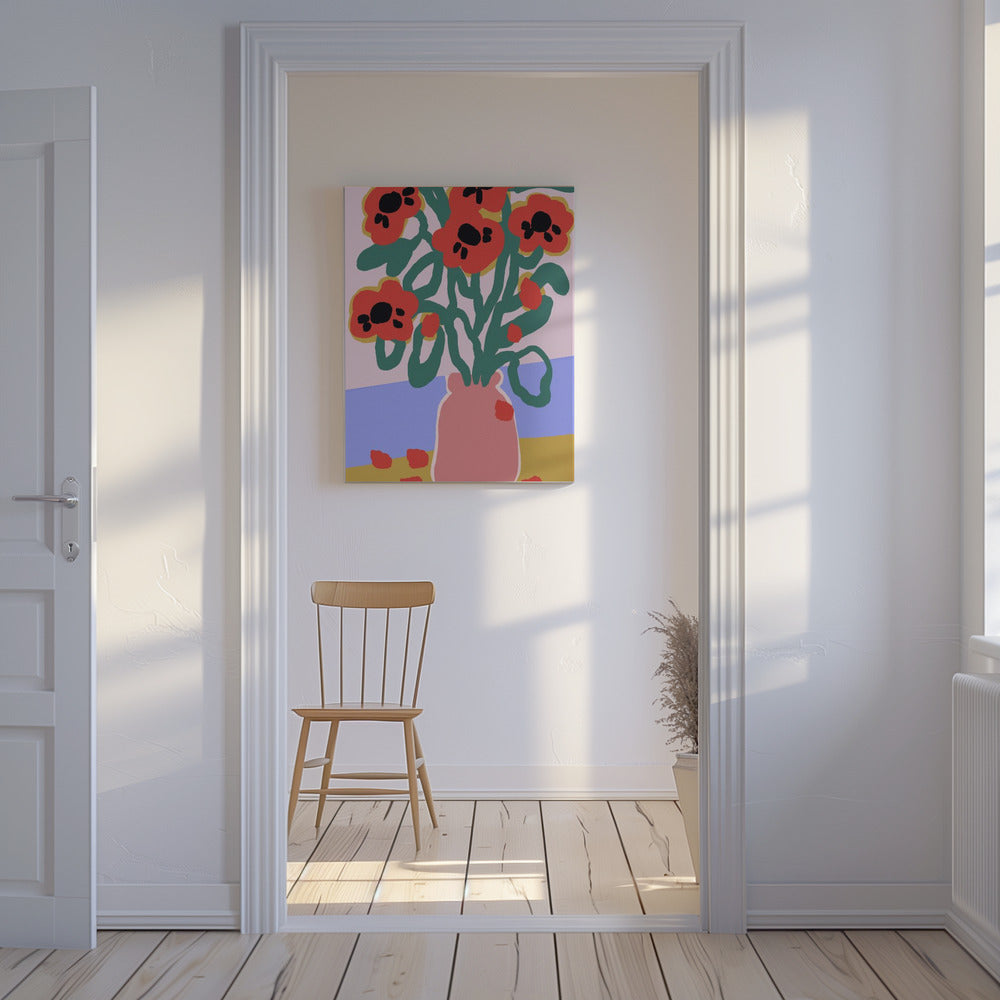 Vase „Blooming“ | Leinwand