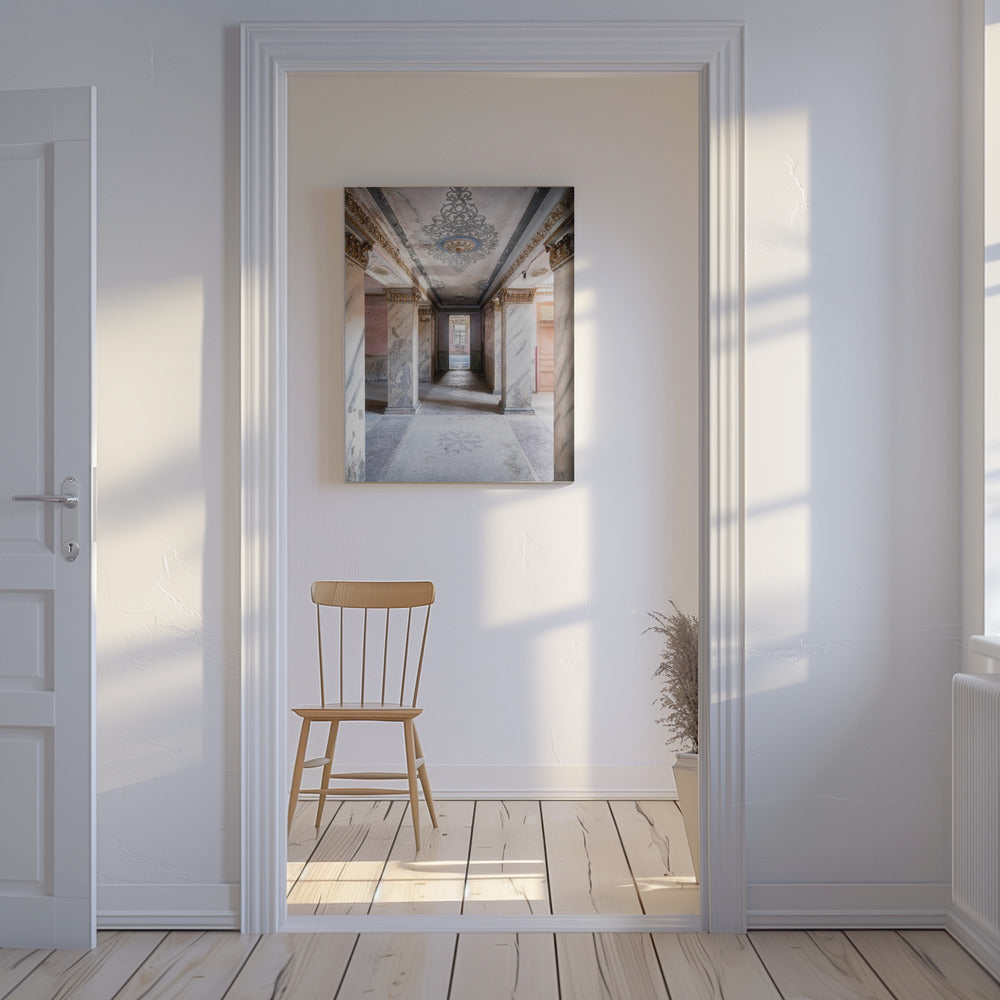 Pastel Hallway | Canvas