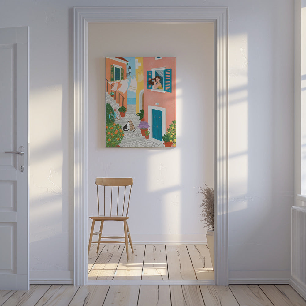 Sonntagmorgen in der Provence | Leinwand