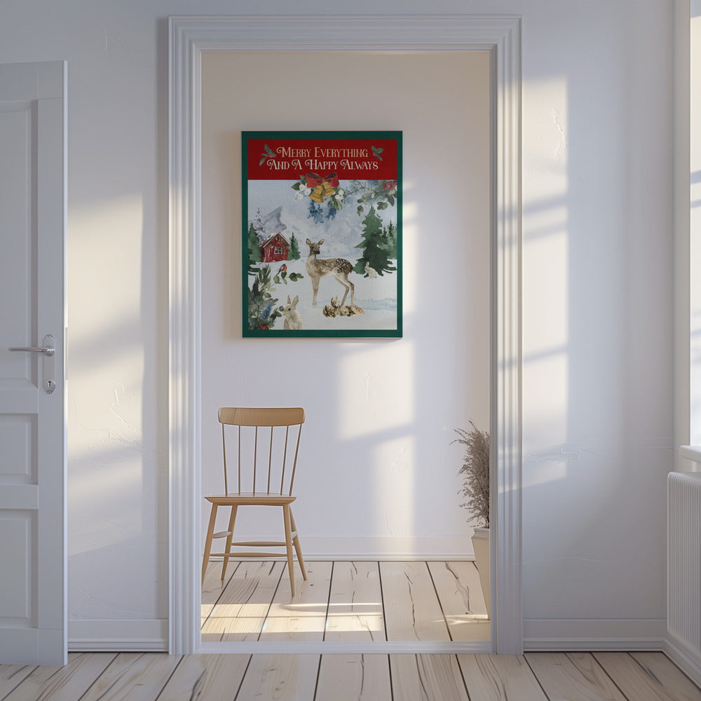 Winterwunderland | Leinwand