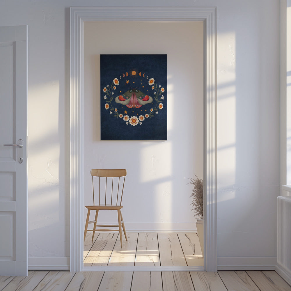 Mondmotte Harmonie | Leinwand