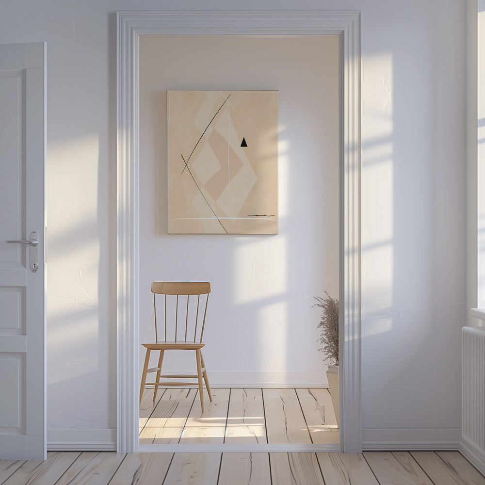 Geometric Shapes And Intersecting Lines | Canvas