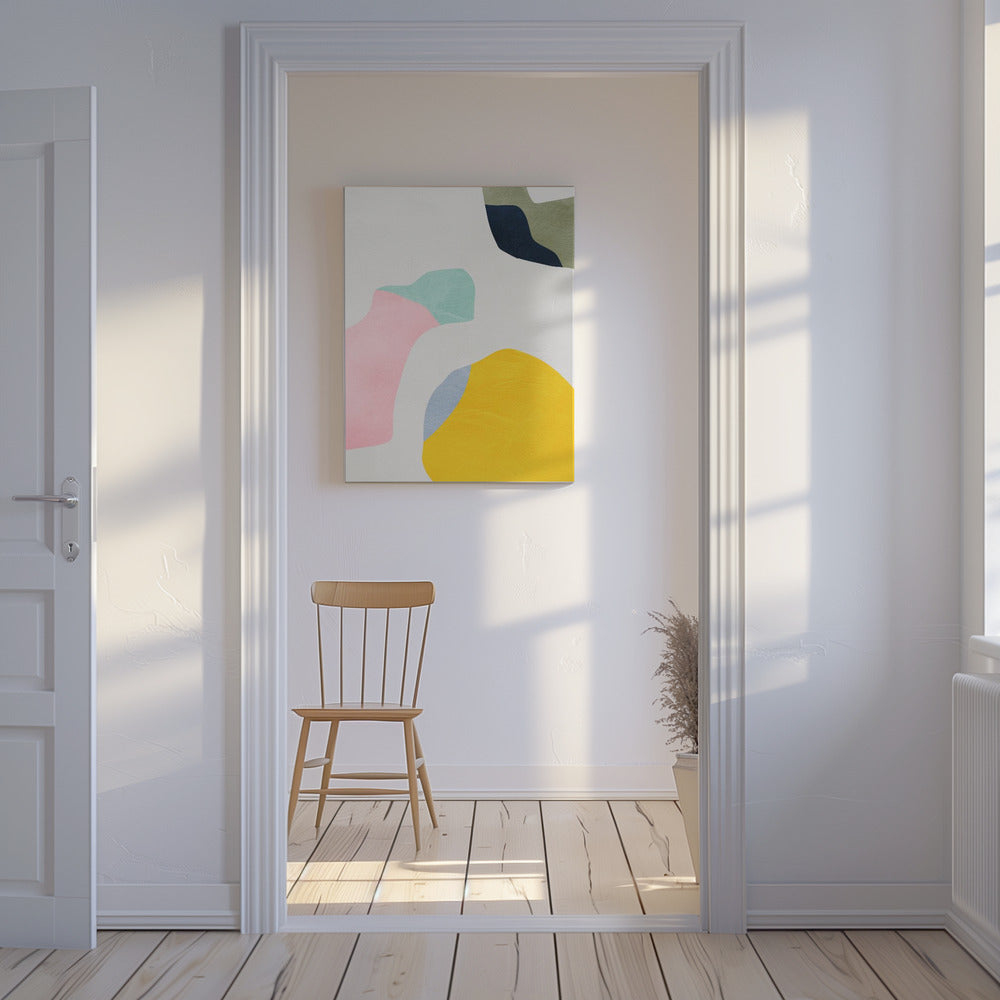 Pastel Minimal shapes | Canvas
