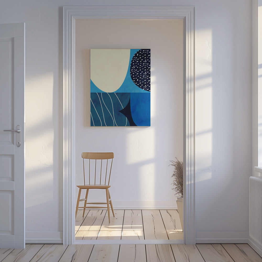Shapes Play3 2blue | Canvas