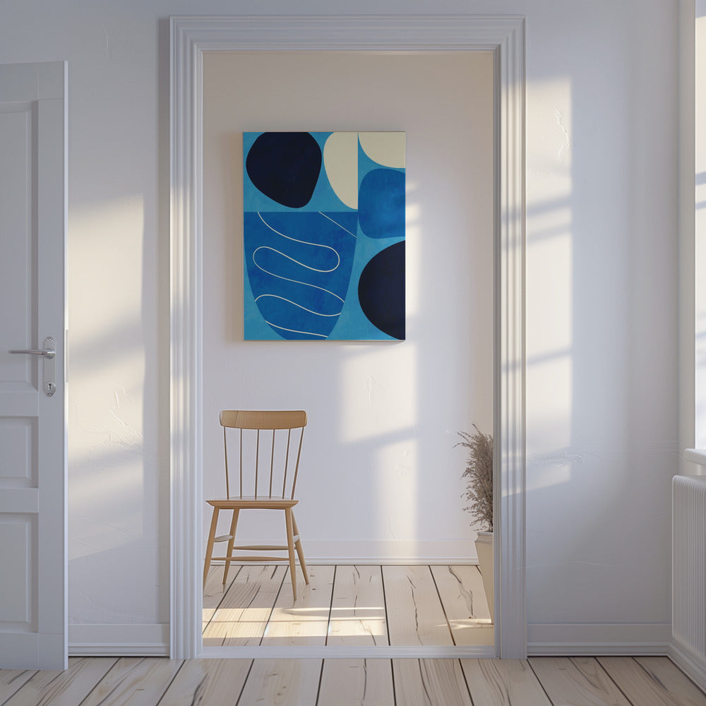 Shapes Play3 1blue | Canvas