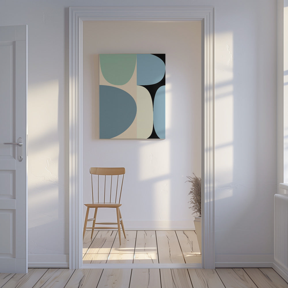 Mid Century Pastel 17 | Canvas