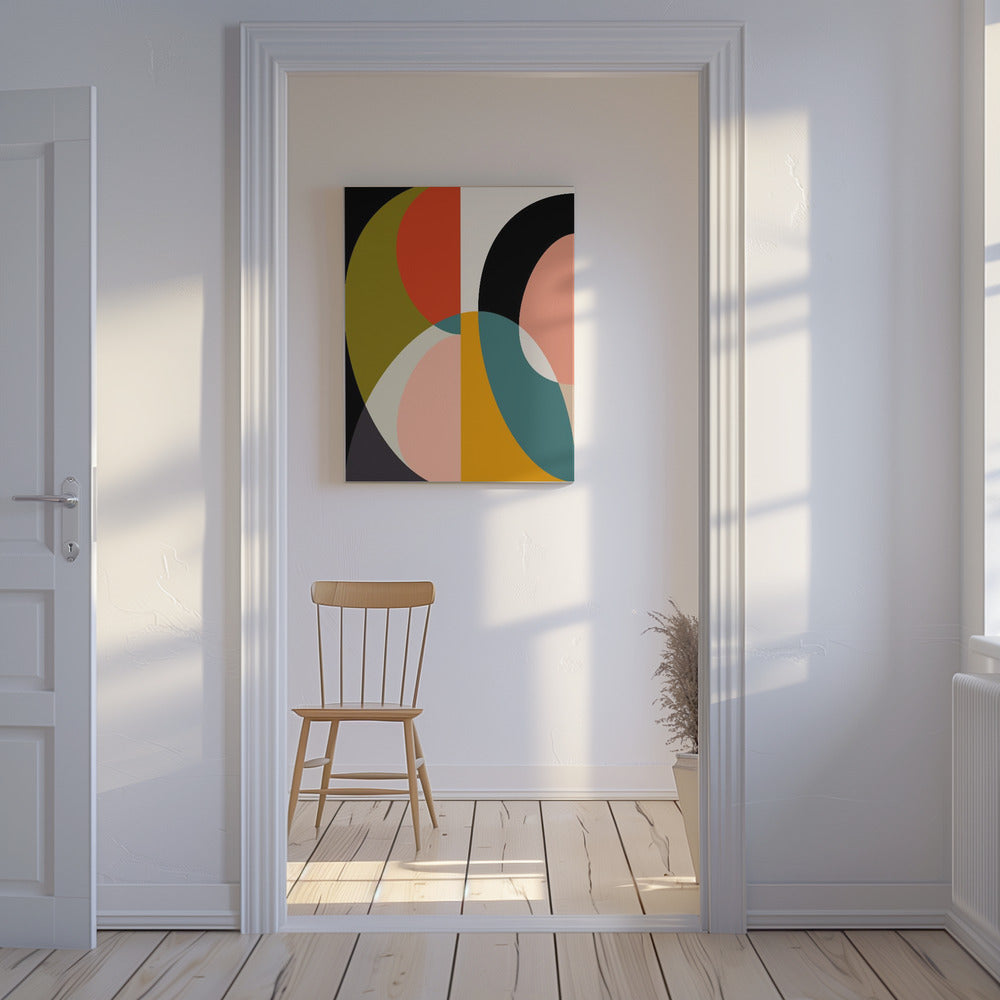Mid Century Pastel 11 | Canvas