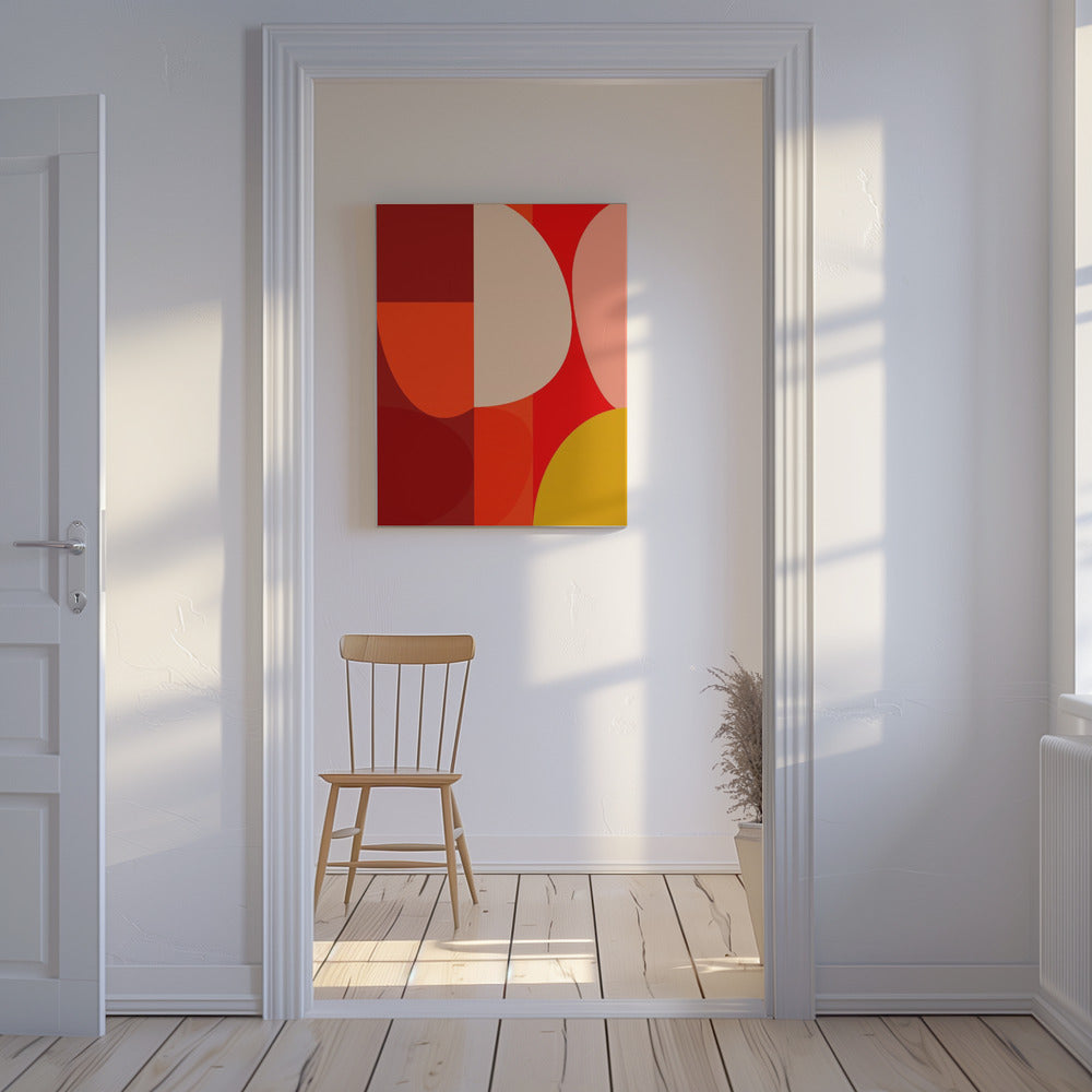 Mid Century Pastel 10 | Canvas