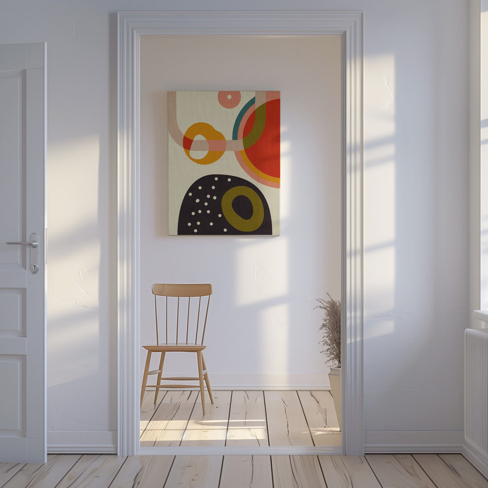 Mid Century Cirque 4 Kopie | Canvas