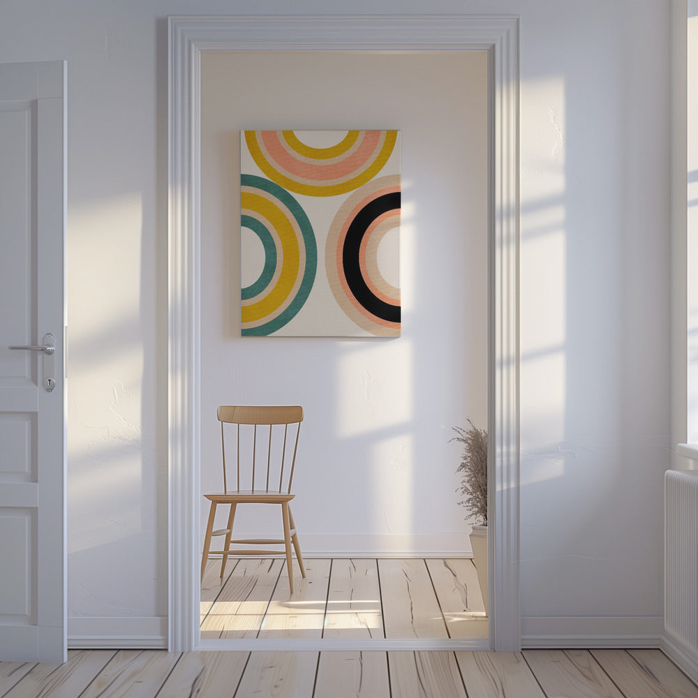 Rainbow Suns 11 Kopie | Canvas