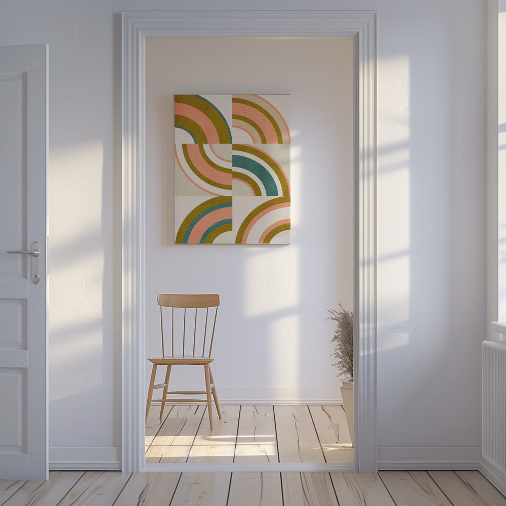 Rainbow Suns 10 | Canvas