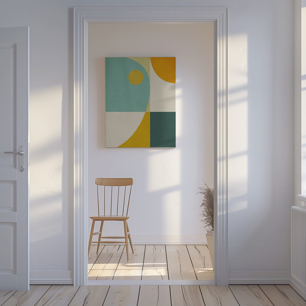 Rainbow Plus Shapes10 | Canvas