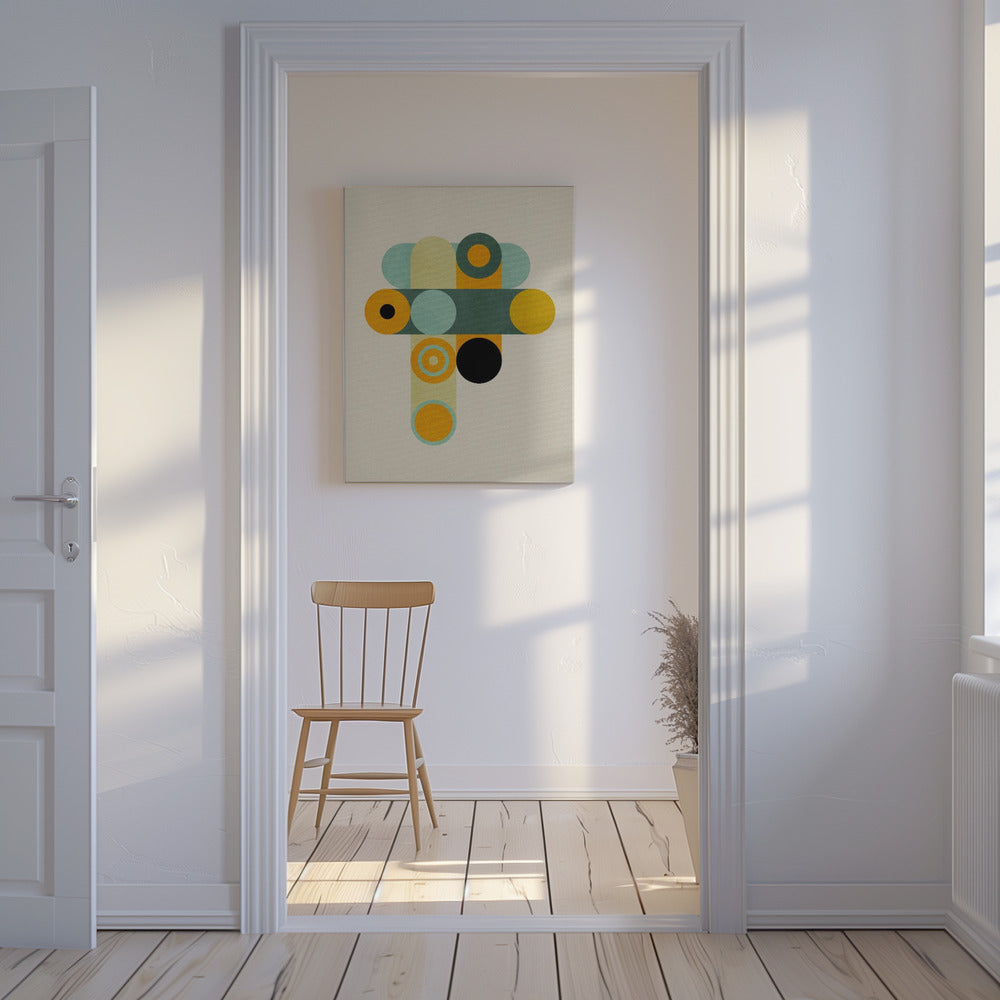 Rainbow Plus Shapes9 | Canvas