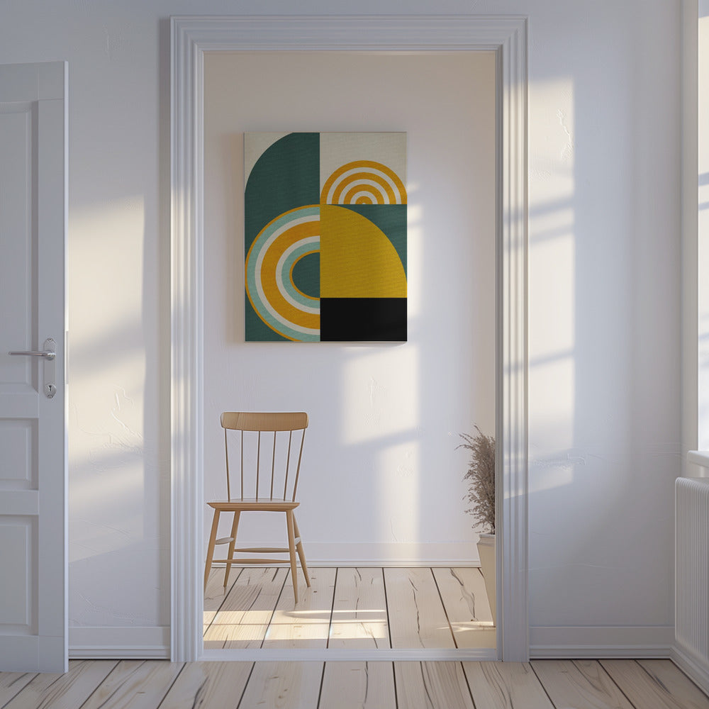 Rainbow Plus Shapes8 | Canvas