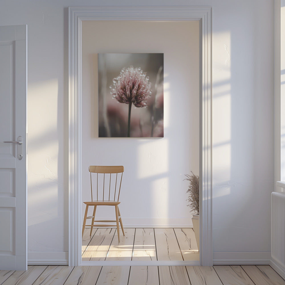 Taugeküsste Blüte | Leinwand