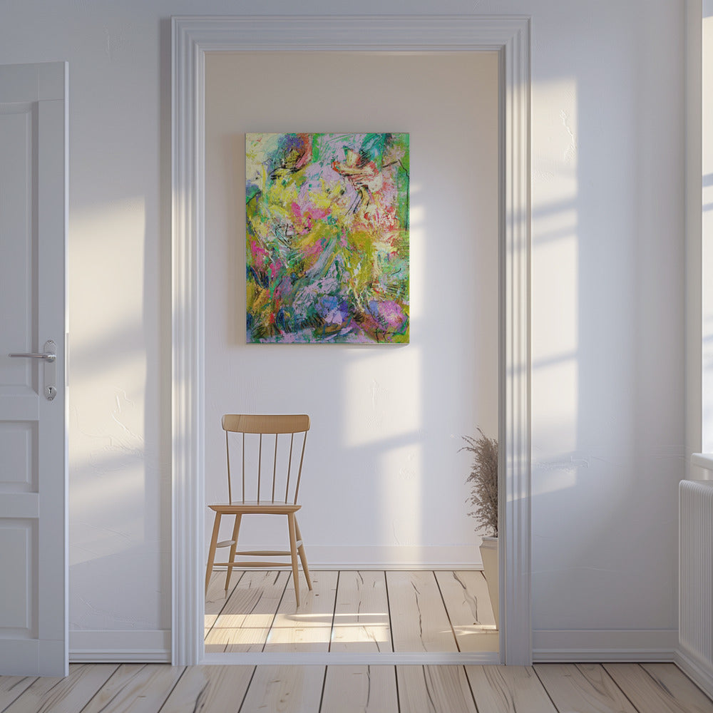 Brillante Blütenlandschaft | Leinwand